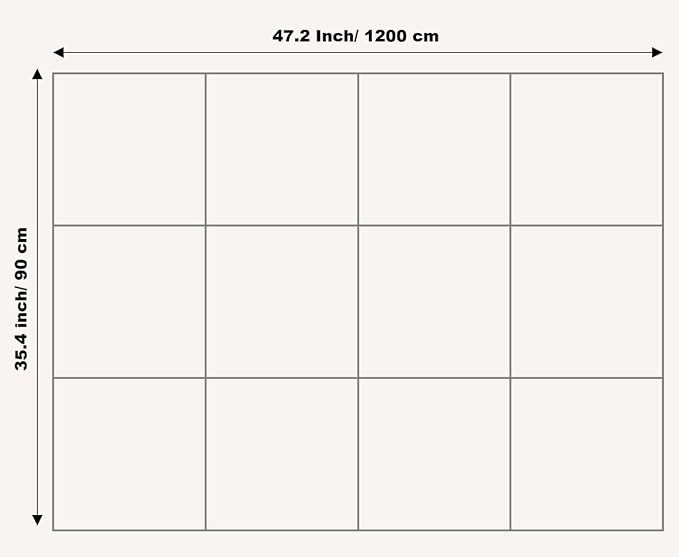 DECORITA Felt Wall Tiles | Large Cork Board Alternative | Aesthetic Felt - Image 2