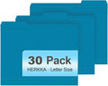File Folder, HERKKA 30 Pack 1/3 Cut Tab File Folders, File Folders Great by HERKKA