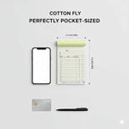 Cotton Fly Sales Order Receipt Book | 3.5" x 5.5" Small Carbonless 2-Part - Image 2