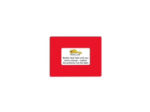 Mighty Line Shield Clear Label Protector Cover Sleeves by MightyLine