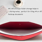 10pcs A4 Kraft Paper Envelopes Portfolio Foolscap File Folders Document Folder - Image 4