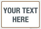 Custom Sign, Personalized Metal Signs, Customize by SigoSigns