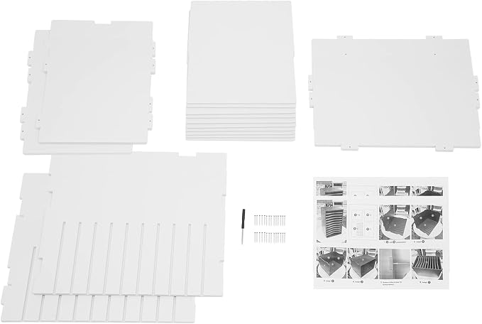 GUEYYSAN Vertical File Storage Rack, 11-Compartment Desktop Sorter Documents Box - Image 4