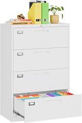 MIIIKO 4 Drawer Lateral File Cabinet by MIIIKOOfficeFurniture