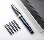 xixixiaozhu Metal Big Fountain Pen Set Medium Nib 0.7mm, Includes Ink Refill - Image 7