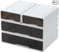 OSteed White Desktop Drawers for Paper, Stackable Office Storage Drawers for by OSteedWares