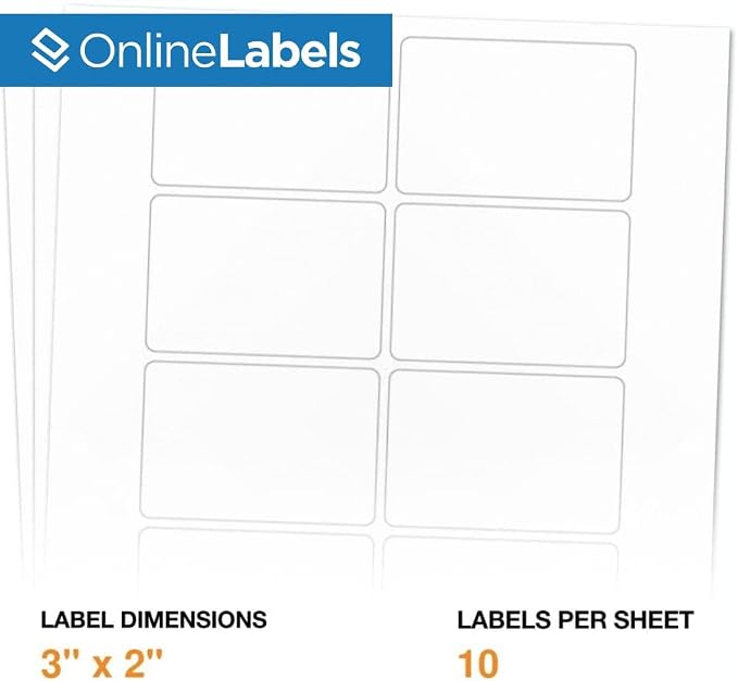 3 x 2 Rectangle Labels - Image 2