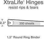 Oxford Cardinal 3 Ring Binders, Binders - Image 2