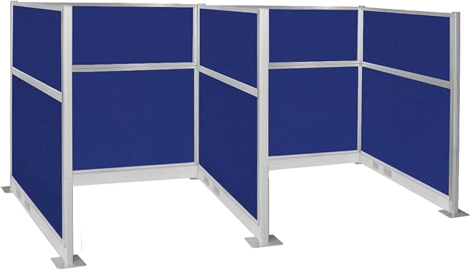 Versare Pre-Configured Hush Panel Electric Cubicle | Workstation Divider Walls by VERSARE