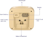 Tinload 5.5" Large Analog Alarm Clock Silent Non Ticking, Gentle Wake, Beep - Image 6