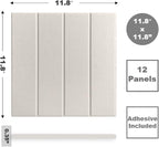 DECORITA Felt Bulletin Board Tiles | Modern Cork Board Alternative | Large Cork - Image 2