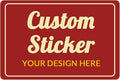 100-500 Pcs Custom Stickers Personalized Labels by Bemumley
