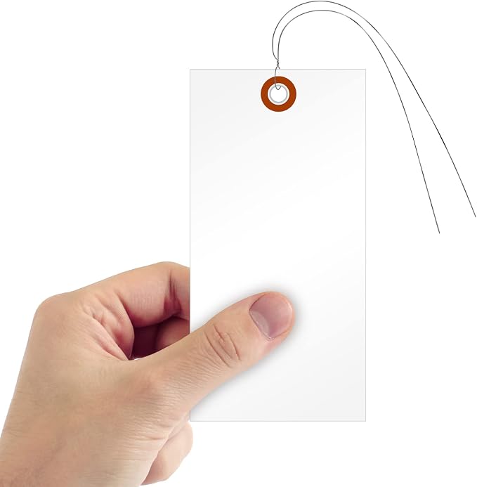 SmartSign Blank White Shipping Tags - Image 2