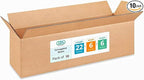 Long Moving & Shipping Boxes 22x6x6 inches by IDLPackaging