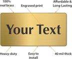 SmartSign Custom Brass Sign - Image 4