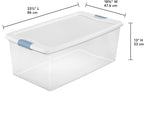 Sterilite 12-Pack Latching Box, Under Bed Storage Bins - Image 2