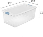 Sterilite 20-Pack Latching Box, Under Bed Storage Bins - Image 2