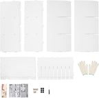27 Slots Mail Sorters for Office, PVC Literature Organizer - Image 9