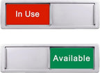 In Use or Available Sign, Magnetic Privacy Occupied Vacant Door indicator by SXKRHW