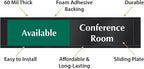 SmartSign Conference Room Door Sign Meeting In Progress/Available Door Slider - Image 4
