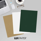 LUXPaper 8.5" x 11" Cardstock | Letter Size | Green Linen | 100lb. Cover | 250 - Image 9