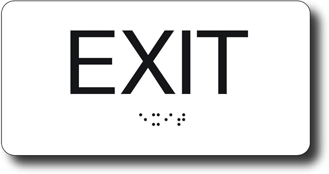 ADA Compliant Sign with Braille - Image 2