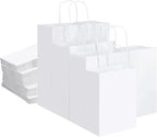 woric 120 PCS White Gift Bags by woric