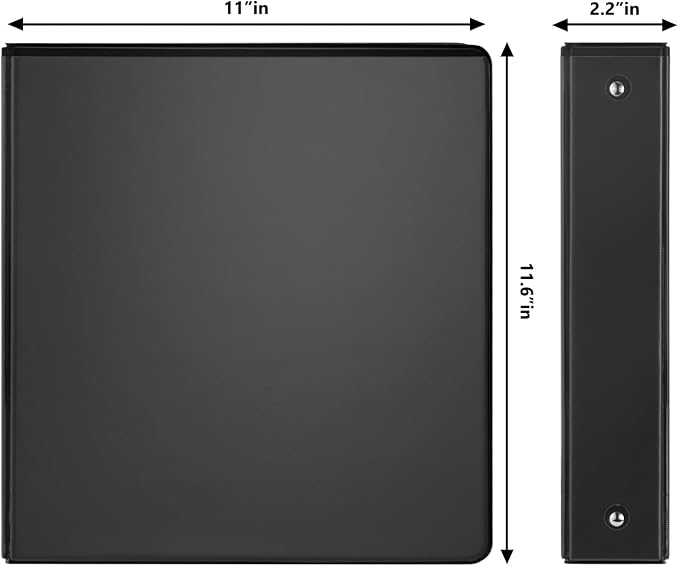 COMIX Sturdy 3 Ring Binder 1.5 inch - Image 3