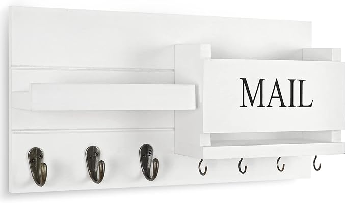 Lwenki Mail Organizer for Wall Mount – Key Holder - Image 2