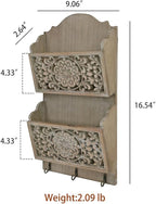 Chadechimo Rustic Key and Mail Holder - Image 2