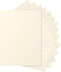 Silunkia 100 Sheets Cream Cardstock 8.5 x 11 Ivory Paper, 200gsm/75lb Off White by Silunkia