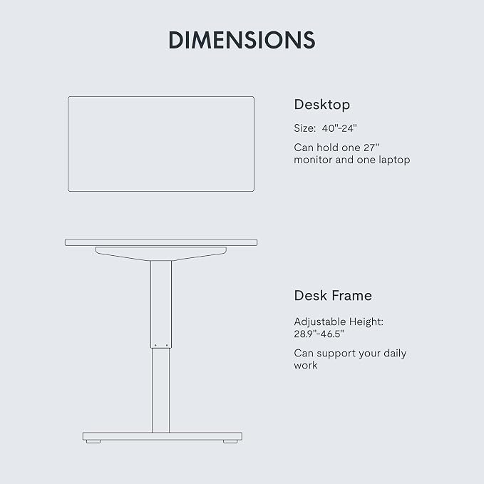 FLEXISPOT EN1 One-Piece Standing Desk - Image 6