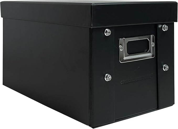 CheckOutStore Black Stamp & Die Craft Scrapbook Storage Pocket Box - Image 3