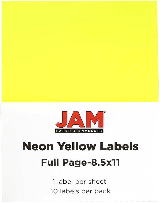 JAM PAPER Full Sheet Shipping Labels - Image 4