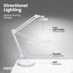 Neatfi XL 2, 200 Lumens LED Task Lamp, 4 Level Brightness, Desk Light - Image 5