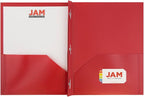 JAM PAPER Plastic Color POP Folders - Image 3