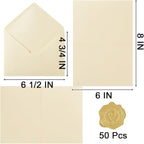 50 Pack Cream A6 Envelopes - Image 2