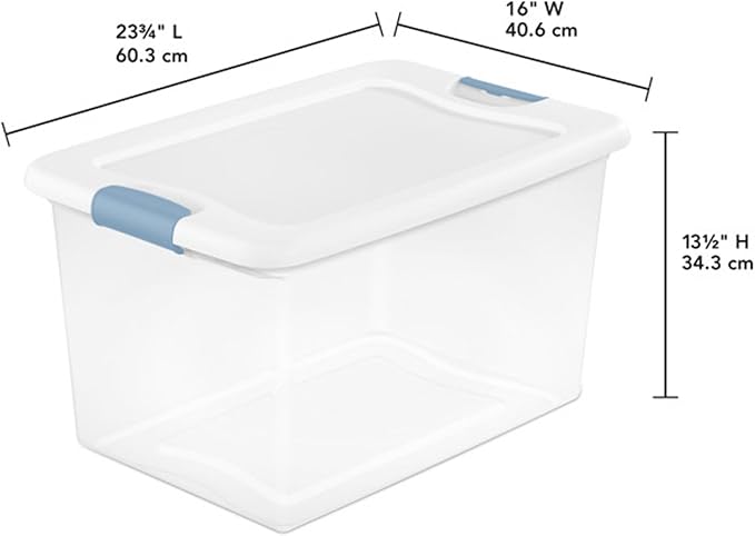 Sterilite 30-Pack Latching Box, Under Bed Storage Bins - Image 2