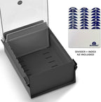 Acrimet 3 x 5 Card File Holder Organizer Box Metal Base Heavy Duty - Image 4