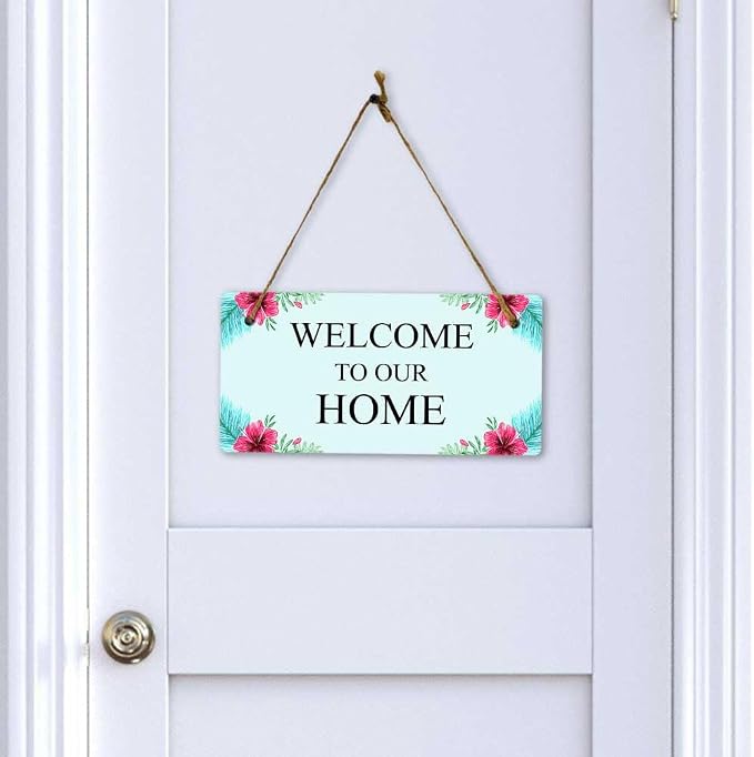 Signs ByLITA Tropical Hibiscus Personalized Hanging Wall or Door Sign | Custom - Image 6