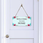 Signs ByLITA Tropical Hibiscus Personalized Hanging Wall or Door Sign | Custom - Image 6