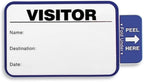 Visitor Log Book, Spiral-Bound Self Expiring Visitor Badges, Guest Register Book - Image 2