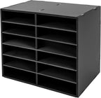 12 Slots Mail Sorters for Office, PVC Literature Organizer - Image 4