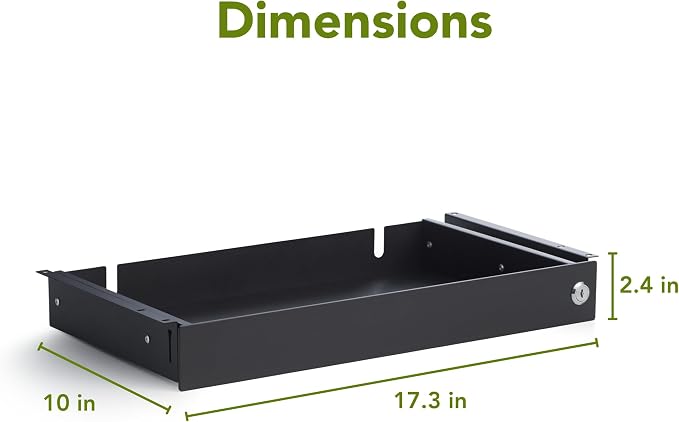 PERFECT POSTURE Max Under Desk Storage Drawer – Large Desk Drawer - Image 2