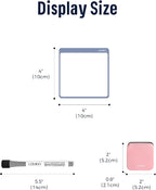 loukin Dry Erase Mini Note 6 Pack, Electrostatic Adsorption Whiteboard Sticker - Image 6