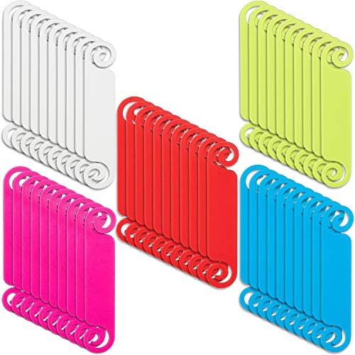 Honoson 50 Pieces Cable Tags Cable Management Labels Multicolor Labels Cord by Honoson