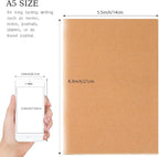 30 Pack Journal Notebook, Kraft Cover Lined Paper Journal - Image 2