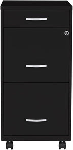 Lorell LYS SOHO Box/File/File 3-Drawer Mobile File Cabinet - Image 4