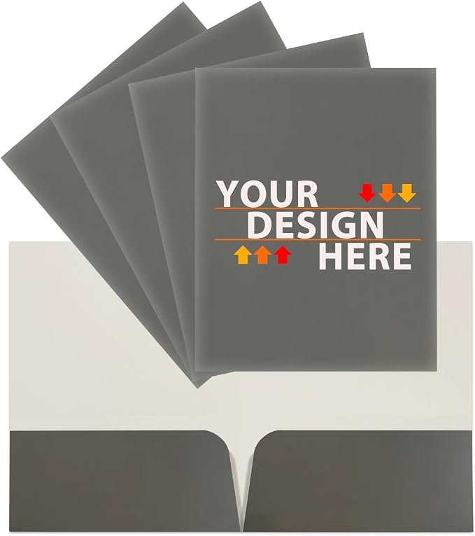 JAM PAPER Custom Printed Semi-Gloss Folders by JAMPaper