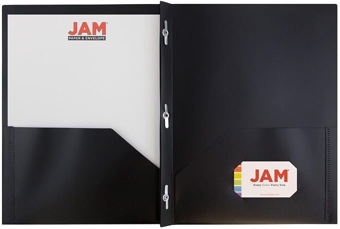 JAM PAPER Plastic Color Pop Folders - Image 5